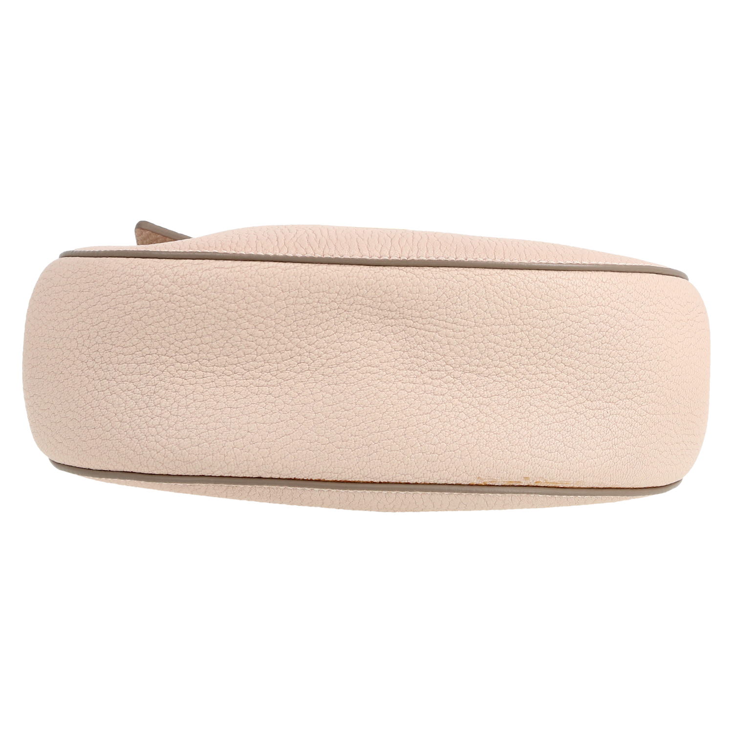 Chloé  Drew medium model  shoulder bag  in varnished pink grained leather - Detail D1