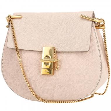 Pink Chloe Drew Suede Crossbody Bag – Designer Revival