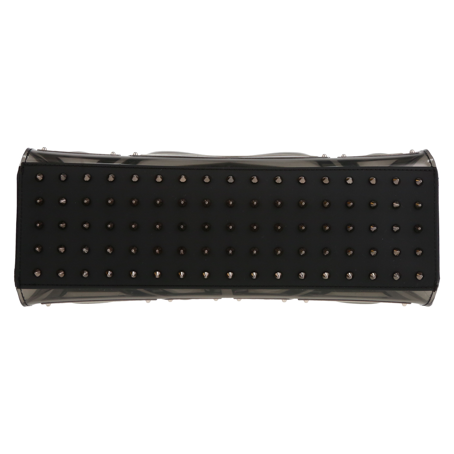 Delvaux  Tempête handbag  in transparent plexiglas  and black leather - Detail D1