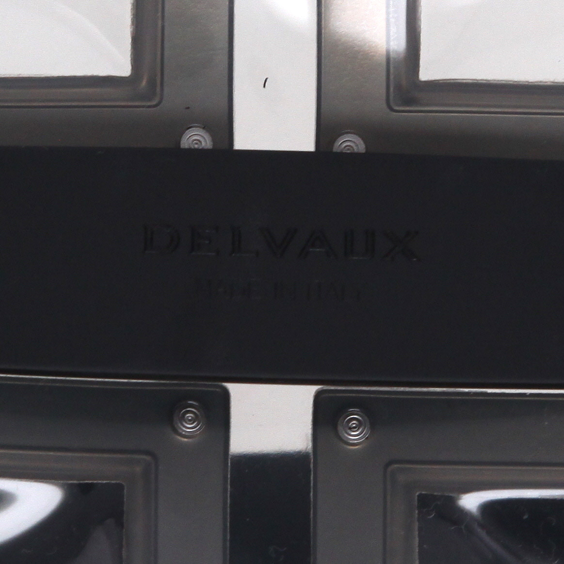 Borsa Delvaux  Tempête in plexiglas trasparente e pelle nera - Detail D2