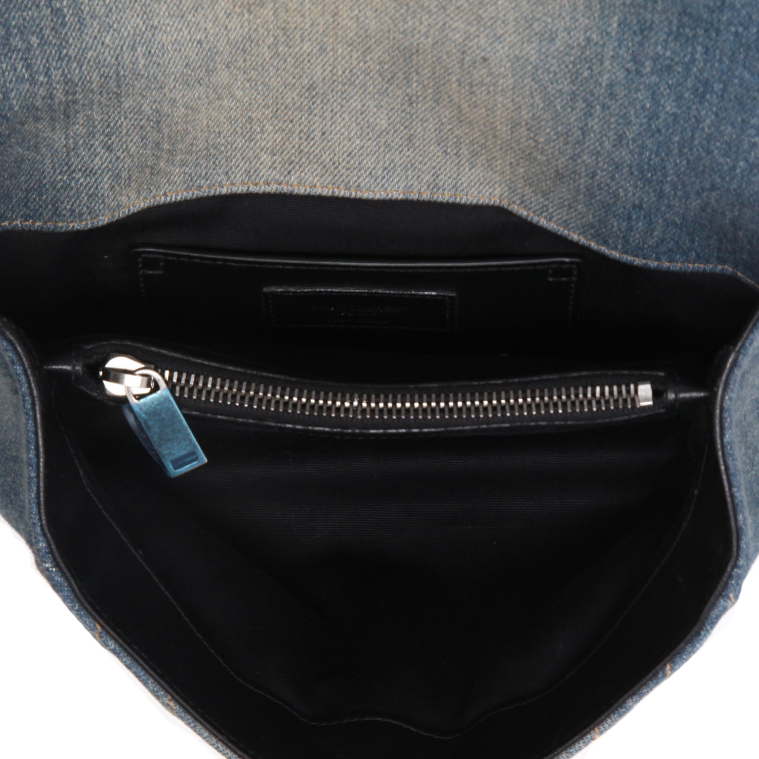 Sac à main Saint Laurent  College en denim - Detail D3