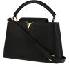 Borsa Louis Vuitton  Capucines in pelle martellata nera - 00pp thumbnail