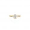 Van Cleef & Arpels Fleurette ring in yellow gold and diamonds - 360 thumbnail