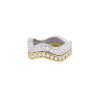Cartier Neptune ring in white gold, yellow gold and diamonds - 00pp thumbnail