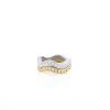Cartier Neptune ring in white gold, yellow gold and diamonds - 360 thumbnail