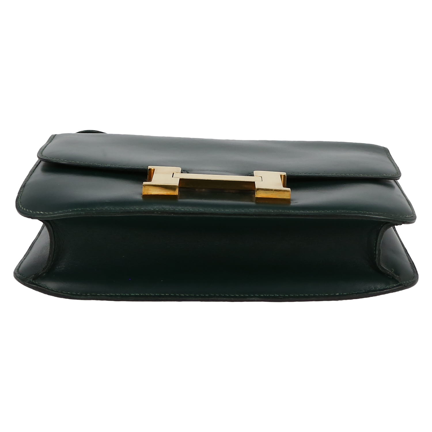 Hermès  Constance handbag  in green box leather - Detail D1