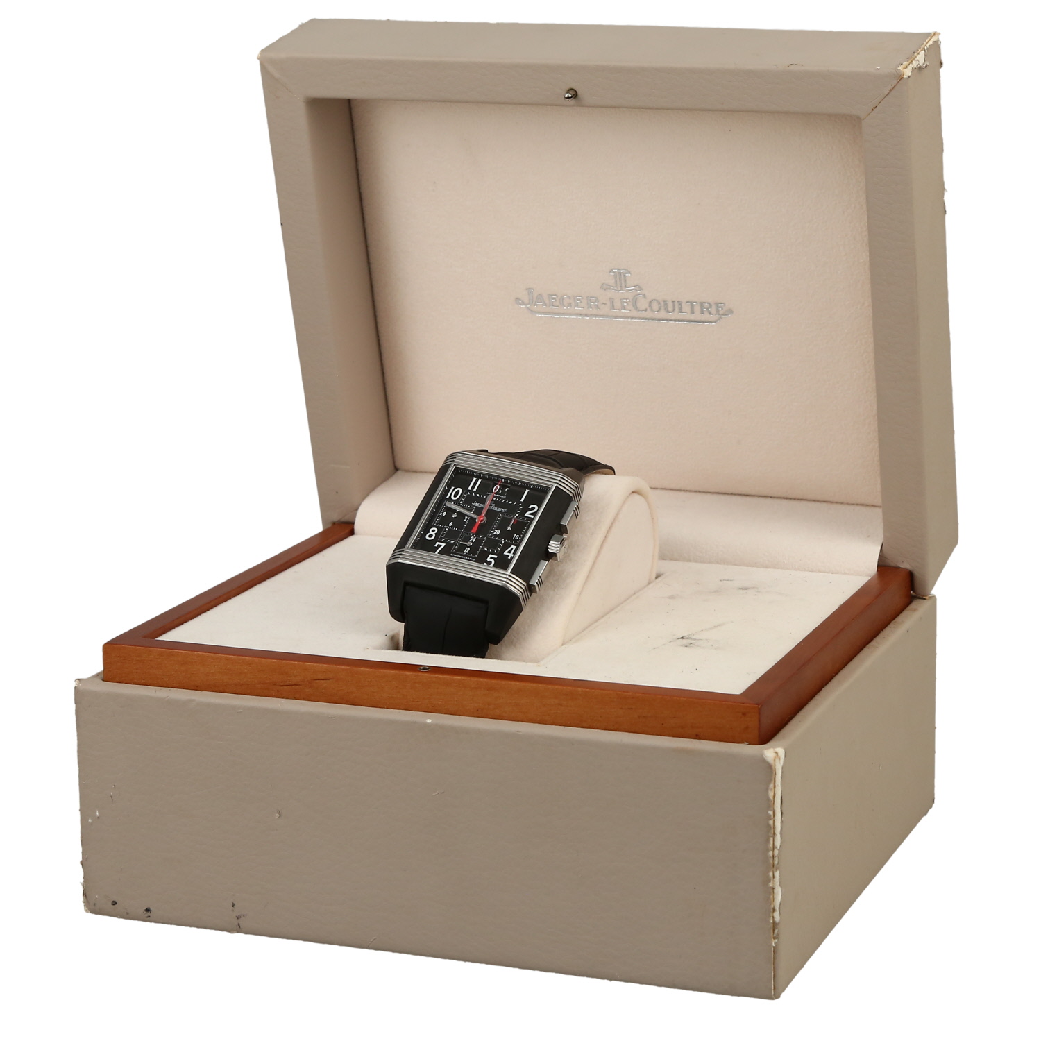 Orologio Jaeger-LeCoultre Reverso Squadra Chronograph Gmt in acciaio Ref: Jaeger-LeCoultre - 230.N.45  Circa 2010 - Detail D2