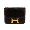 Hermès  Constance handbag  in brown porosus crocodile - 360 thumbnail