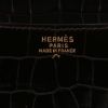 Bolso de mano Hermès  Constance en cocodrilo porosus marrón - Detail D2 thumbnail