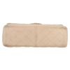 Chanel  Timeless Jumbo shoulder bag  in beige quilted leather - Detail D1 thumbnail