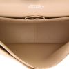 Chanel  Timeless Jumbo shoulder bag  in beige quilted leather - Detail D3 thumbnail