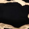 Prada   handbag  in beige and black raphia - Detail D3 thumbnail