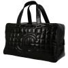 Borsa weekend Chanel  Boston in pelle verniciata e foderata nera - 00pp thumbnail