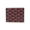 Billetera Goyard   en tela Goyardine color burdeos - 360 thumbnail