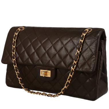 Borsa Chanel  Chanel 2.55 in pelle trapuntata marrone