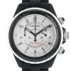 Reloj Chanel J12 Chronographe de caucho negro y acero Circa 2000 - 00pp thumbnail