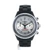Reloj Chanel J12 Chronographe de caucho negro y acero Circa 2000 - 360 thumbnail