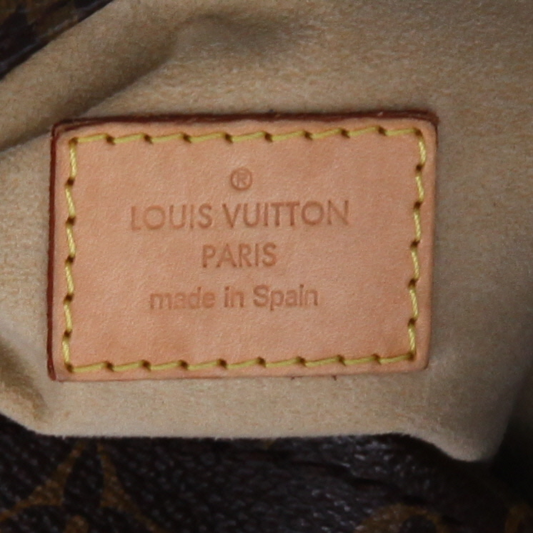 Louis Vuitton  Artsy medium model  handbag  in brown monogram canvas  and natural leather - Detail D2