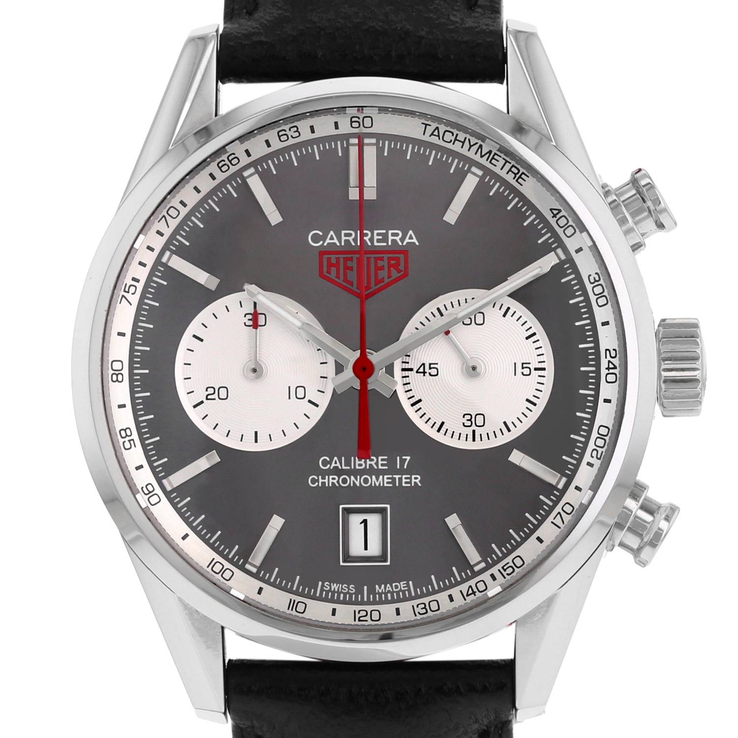 Orologio TAG Heuer Carrera Automatic Chronograph in acciaio Circa 2017 - 00pp