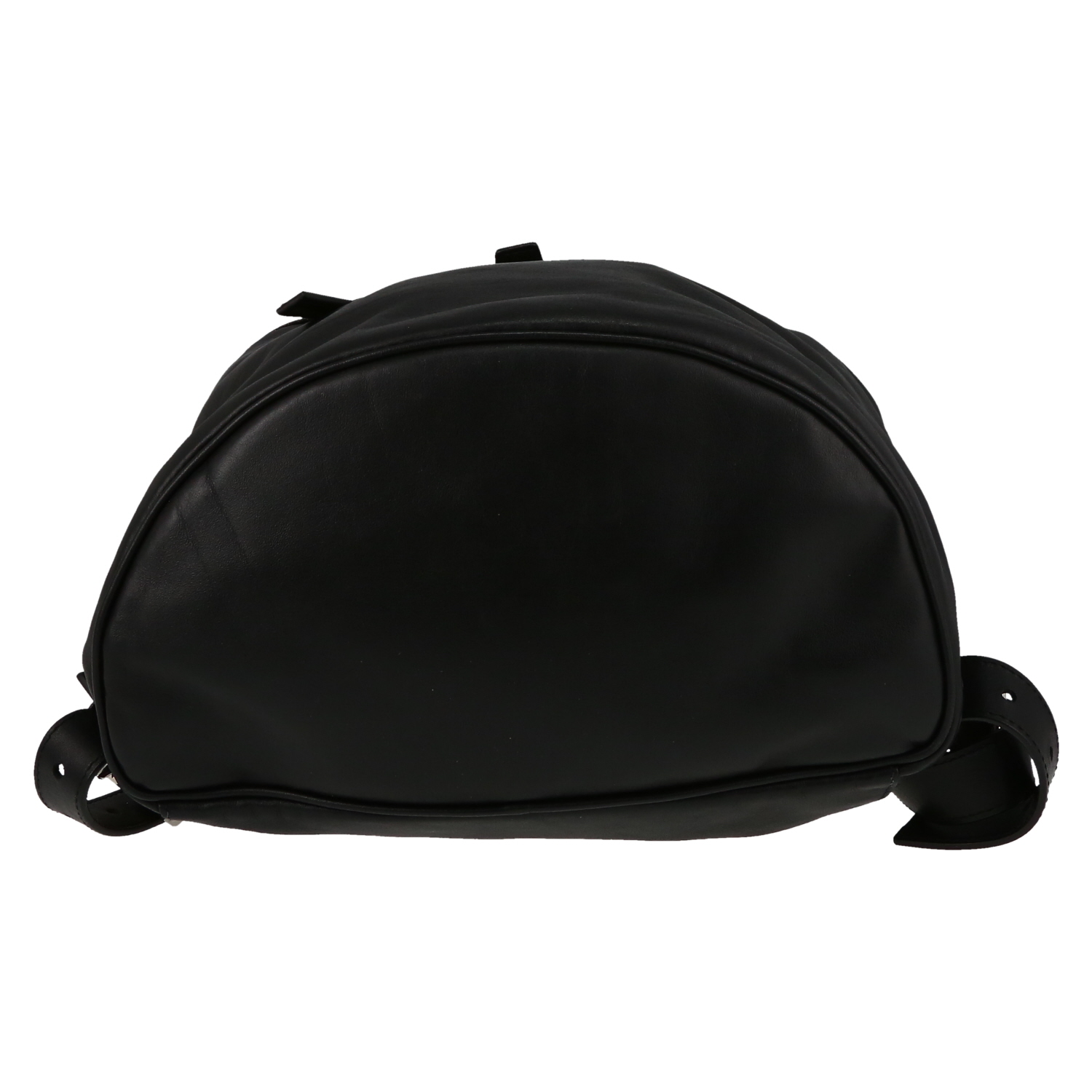 Mochila Prada   en cuero negro - Detail D1