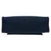 Bolso para llevar al hombro o en la mano Hermès  Herbag en lona azul y cuero natural - Detail D1 thumbnail