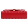 Saint Laurent  Enveloppe shoulder bag  in red quilted grained leather - Detail D1 thumbnail
