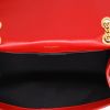 Saint Laurent  Enveloppe shoulder bag  in red quilted grained leather - Detail D3 thumbnail