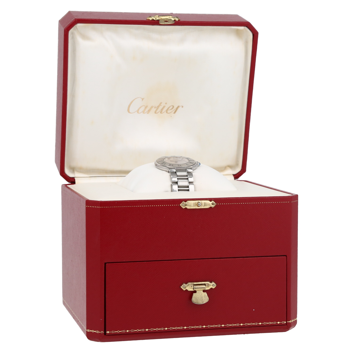 Reloj Cartier Must 21 de acero Ref: Cartier - 1330  Circa 2000 - Detail D2