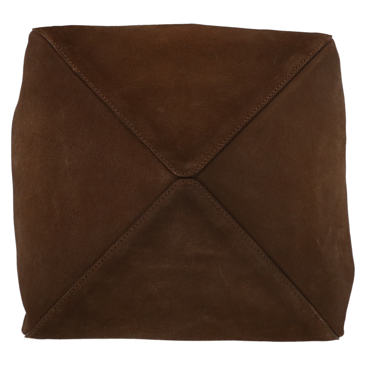 Gucci  Bamboo shopping bag  in brown suede - Detail D1