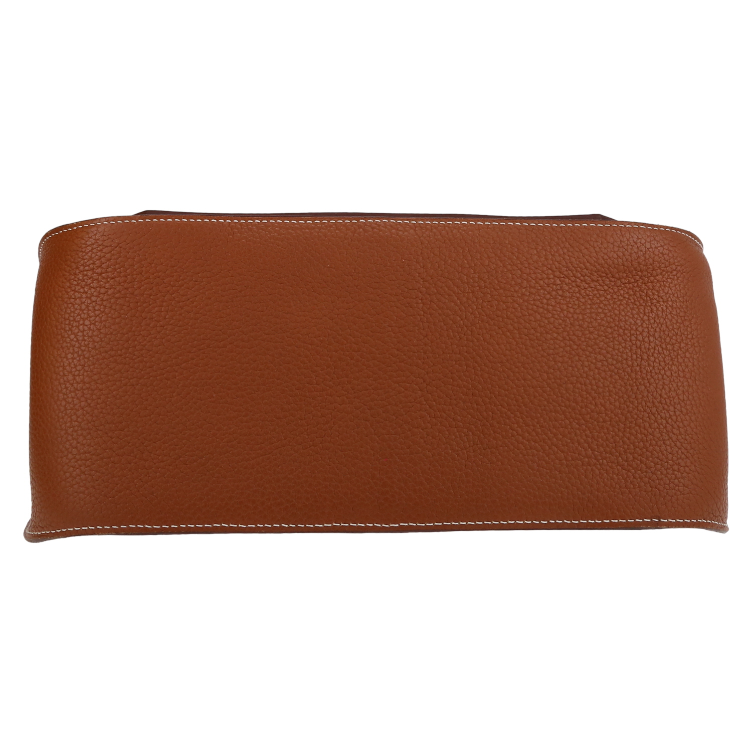 Bolso bandolera Hermès  Jypsiere 28 cm en cuero togo color oro - Detail D1