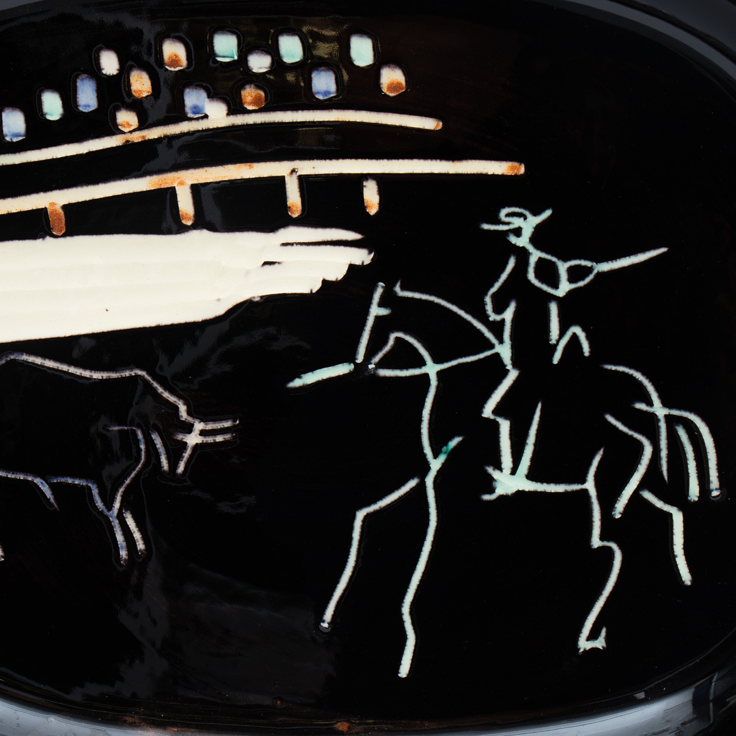 Pablo Picasso (1881-1973), Corrida sur fond noir (A.R. 198) - Detail D2