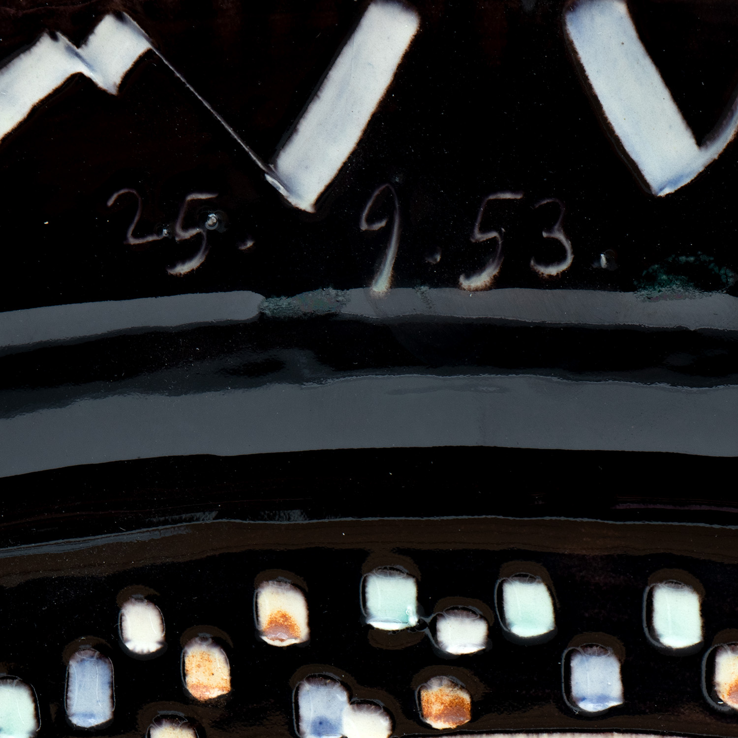 Corrida sur fond noir (A.R. 198) - Detail D4