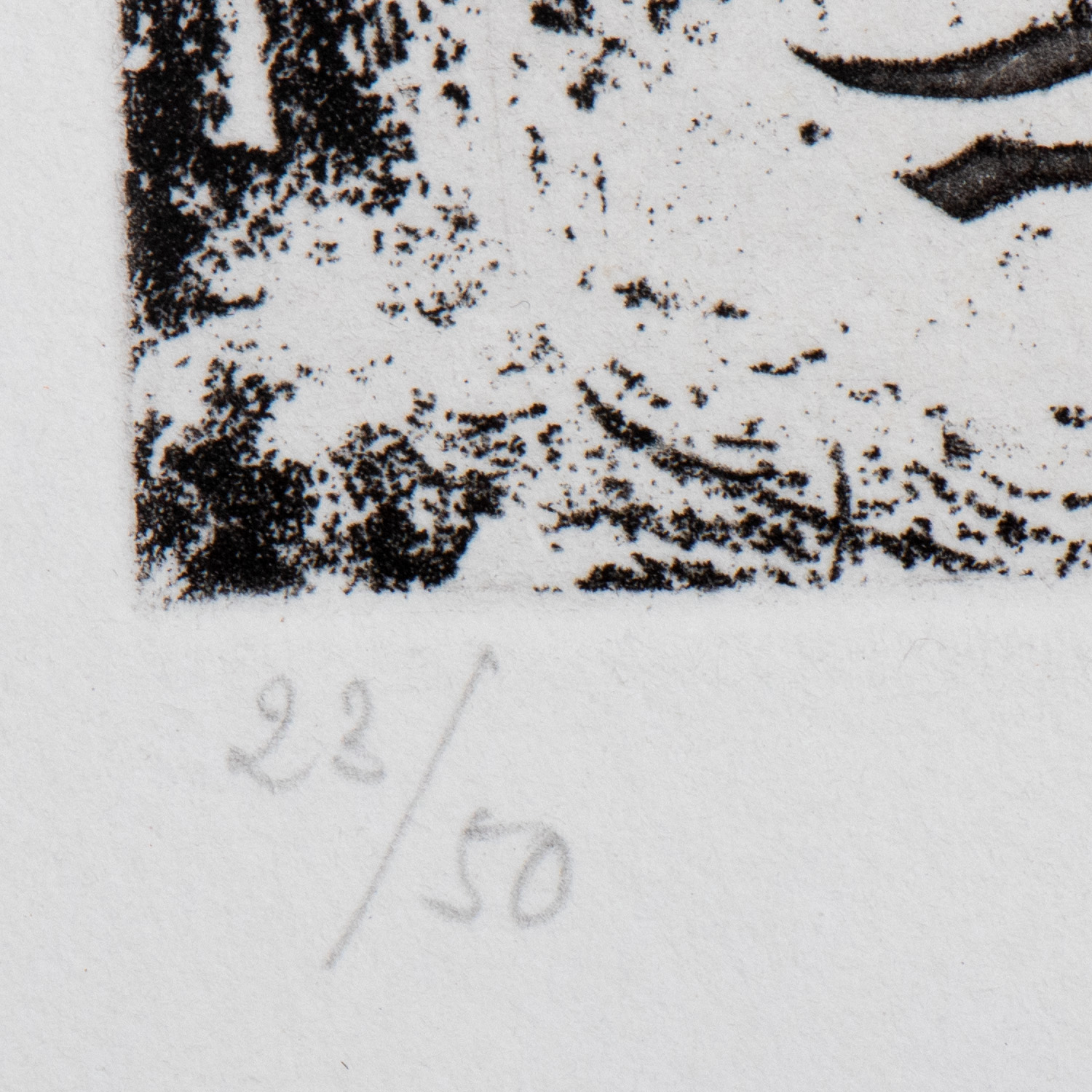 Pablo Picasso (1881-1973), Peintre agenouillé avec des spectateurs - 1966 - Detail D3