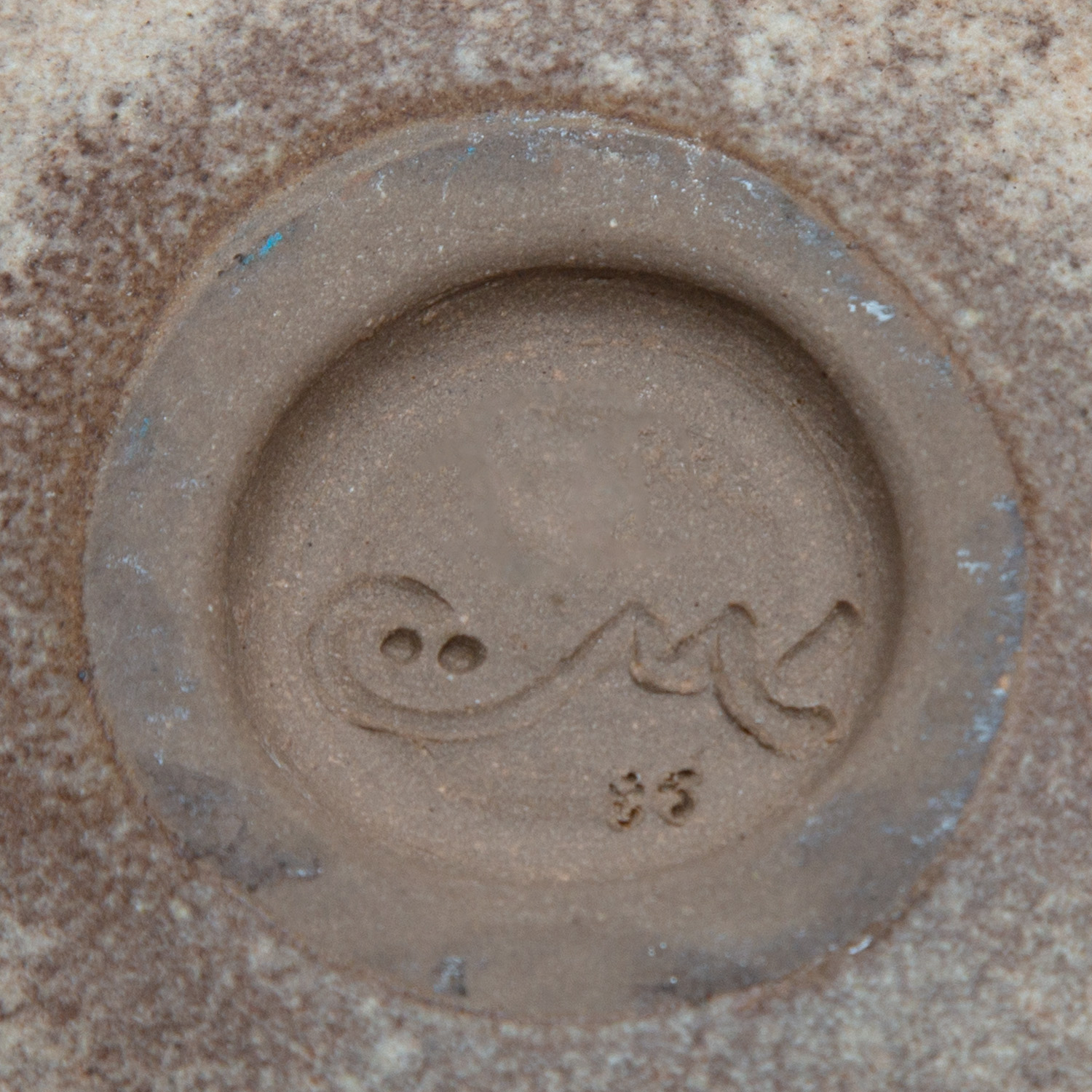 Cristina Merchán (1927-1987), Vase boule - 1986 - Detail D3