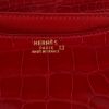 Hermès  Constance handbag  in red alligator - Detail D2 thumbnail