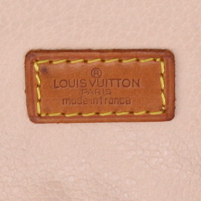 Sac de voyage Louis Vuitton  Cruiser en toile monogram enduite marron et cuir naturel - Detail D2