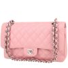 Chanel  Timeless Classic handbag  in pink quilted grained leather - 00pp thumbnail