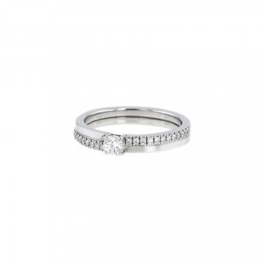 Sortija De Beers The Promise de platino y diamantes