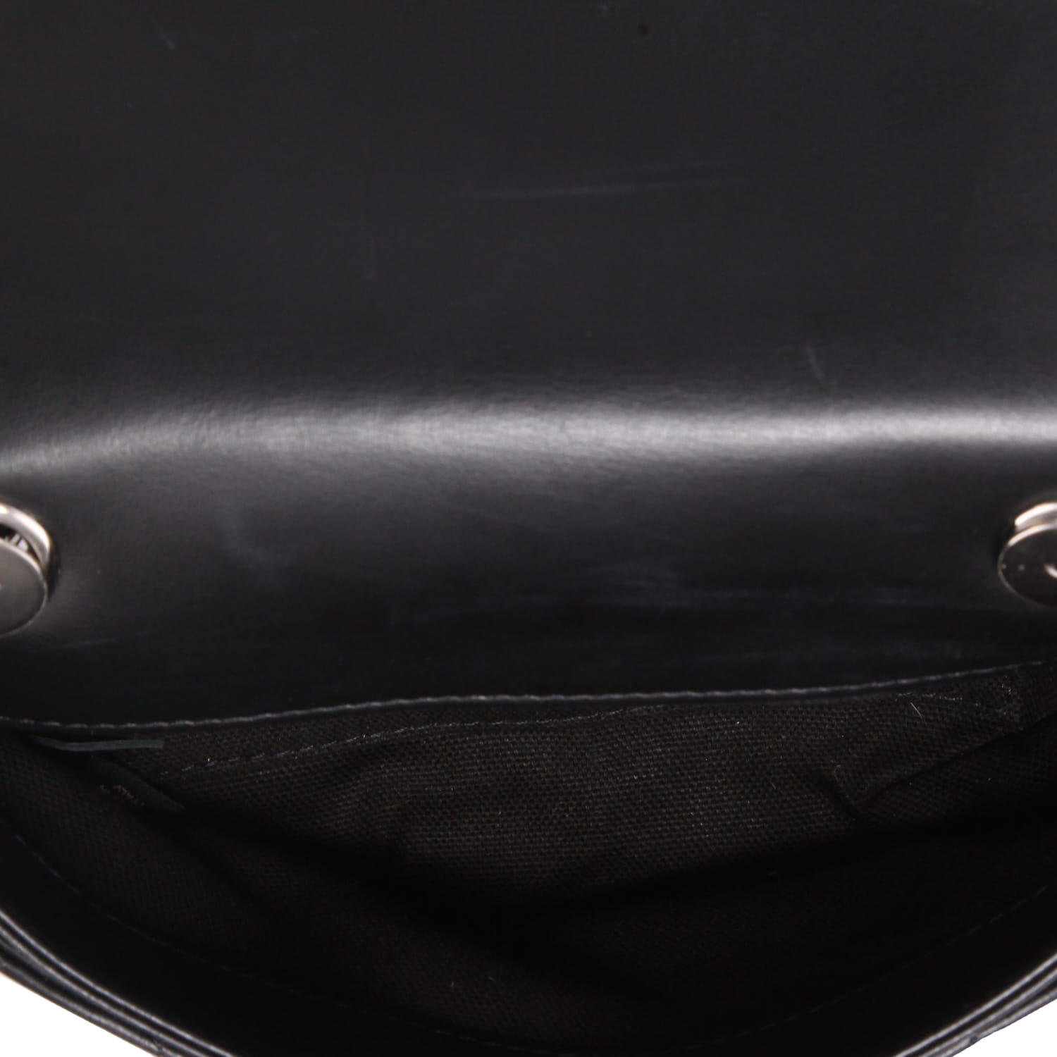 Pochette-ceinture Chanel  Pochette ceinture en cuir matelassé noir - Detail D3