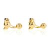 Cartier Panthère pair of cufflinks in yellow gold, onyx and emerald - 360 thumbnail