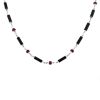 Cartier Le Baiser du Dragon necklace in white gold, onyx and rubyand in diamonds - 00pp thumbnail