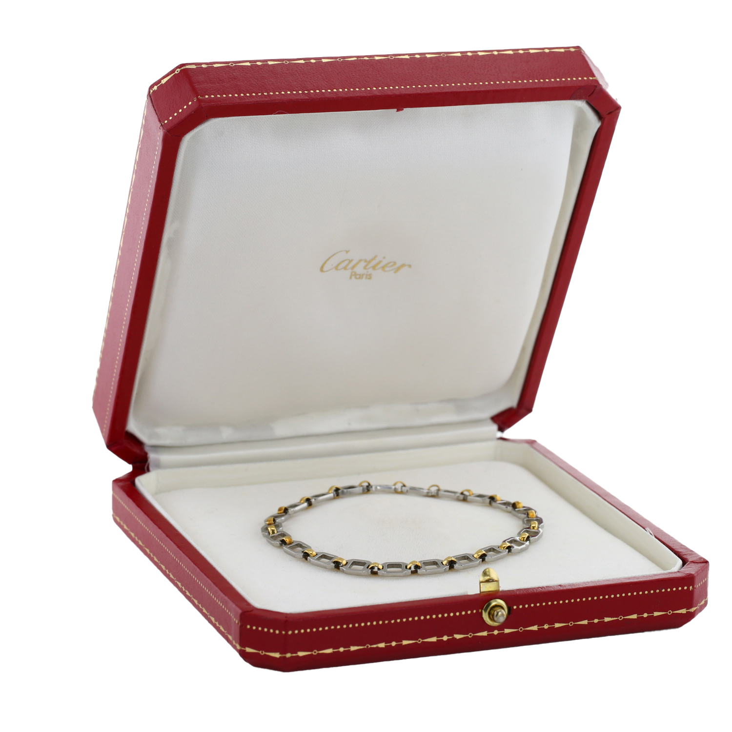 Bracciale Cartier  in acciaio e oro giallo