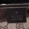 Bolso de mano Gucci  Boston Vintage en tejido "sûpreme GG" y cuero marrón - Detail D2 thumbnail