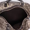 Gucci  Boston Vintage handbag  "sûpreme GG" canvas  and brown leather - Detail D3 thumbnail