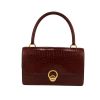 Hermès  Ring handbag  in brown crocodile - 360 thumbnail
