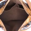 Louis Vuitton  Boulogne small model  handbag  in multicolor and black monogram canvas  and natural leather - Detail D3 thumbnail