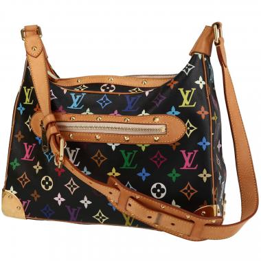 Louis Vuitton Boulogne mini handbag in taupe monogram canvas and