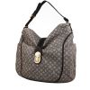 Louis Vuitton  Romance shopping bag  in grey and blue monogram canvas Idylle  and blue leather - 00pp thumbnail