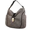 Louis Vuitton   shopping bag  in grey and blue monogram canvas Idylle  and blue leather - 00pp thumbnail
