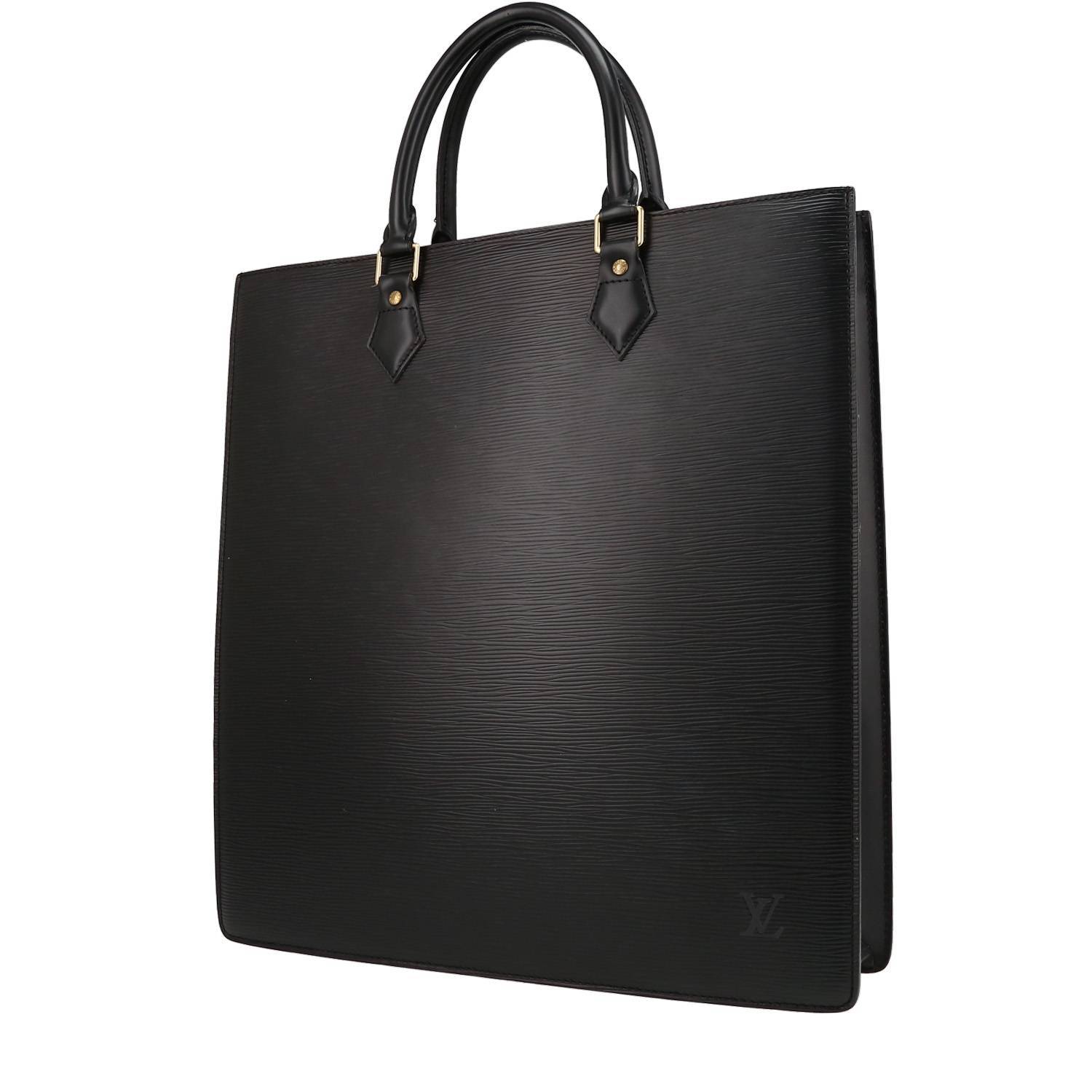 Borsa Louis Vuitton Alma modello piccolo in pelle Epi verniciata nera